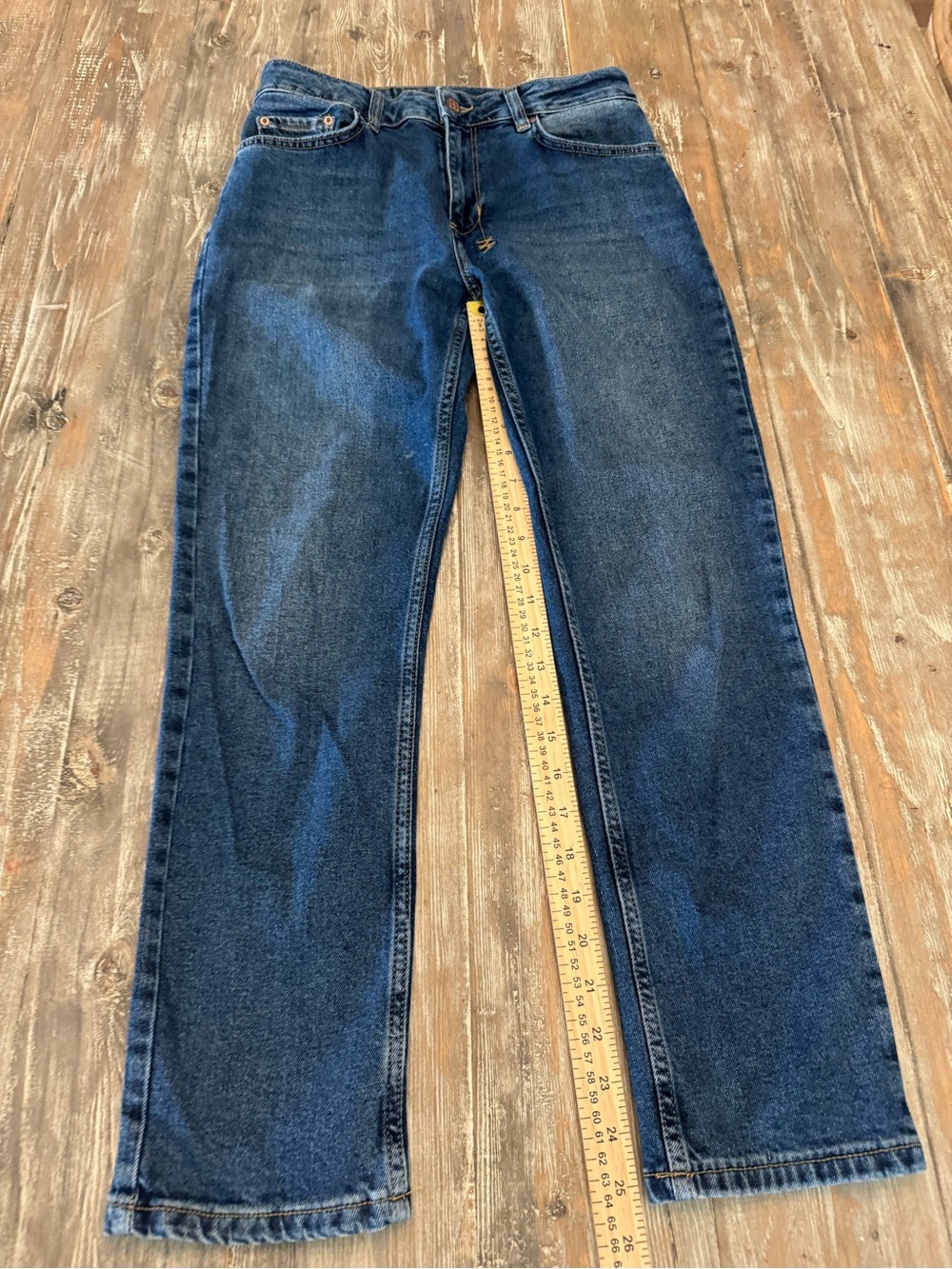 Ksubi Women's Dark Blue Straight Jeans